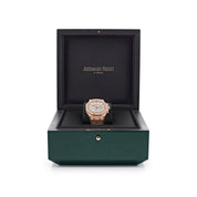 Audemars Piguet Royal Oak Chronograph 38mm Rose Gold Silver Dial 26715OR.ZZ.1356OR.01 Wrist Aficionado