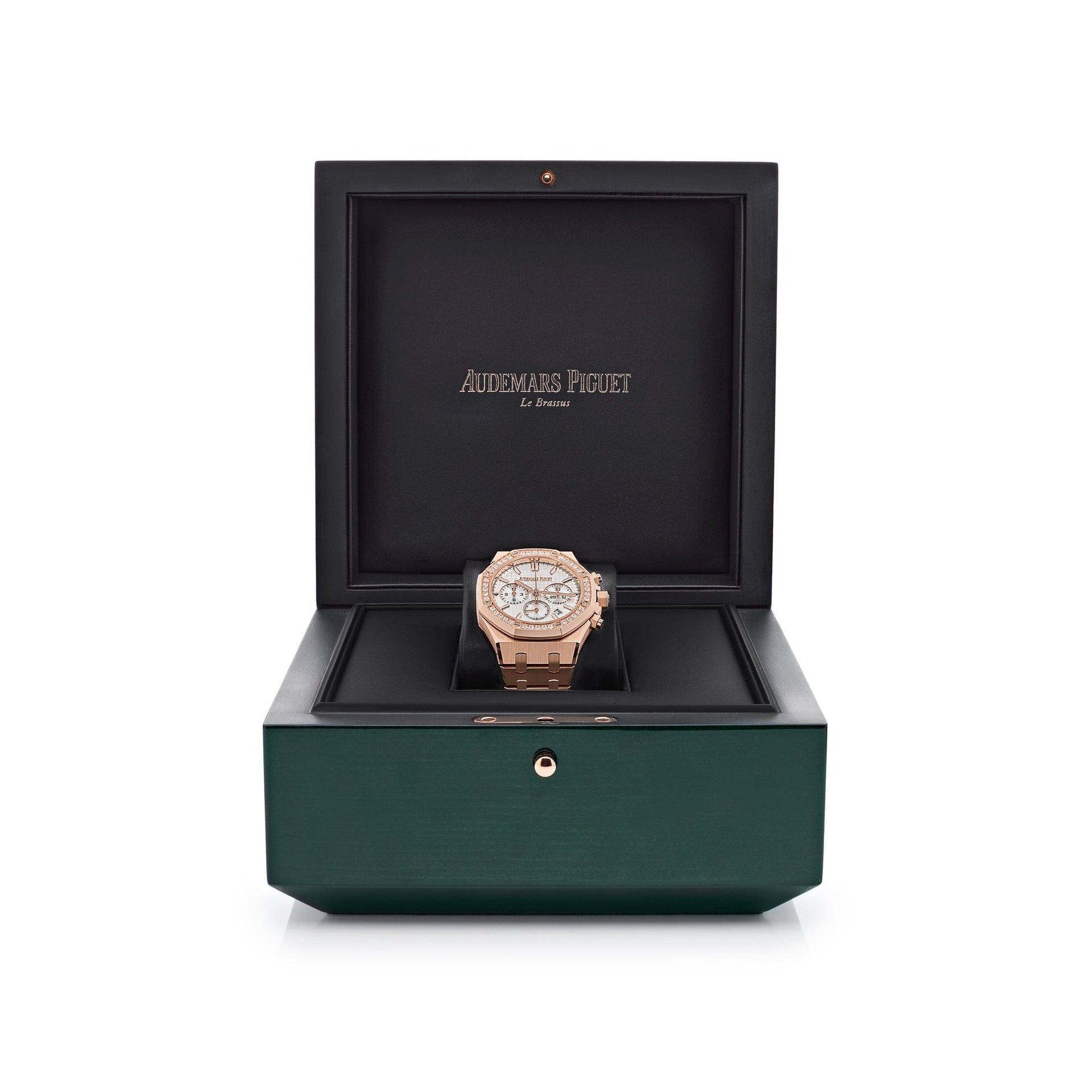 Audemars Piguet Royal Oak Chronograph 38mm Rose Gold Silver Dial 26715OR.ZZ.1356OR.01 Wrist Aficionado