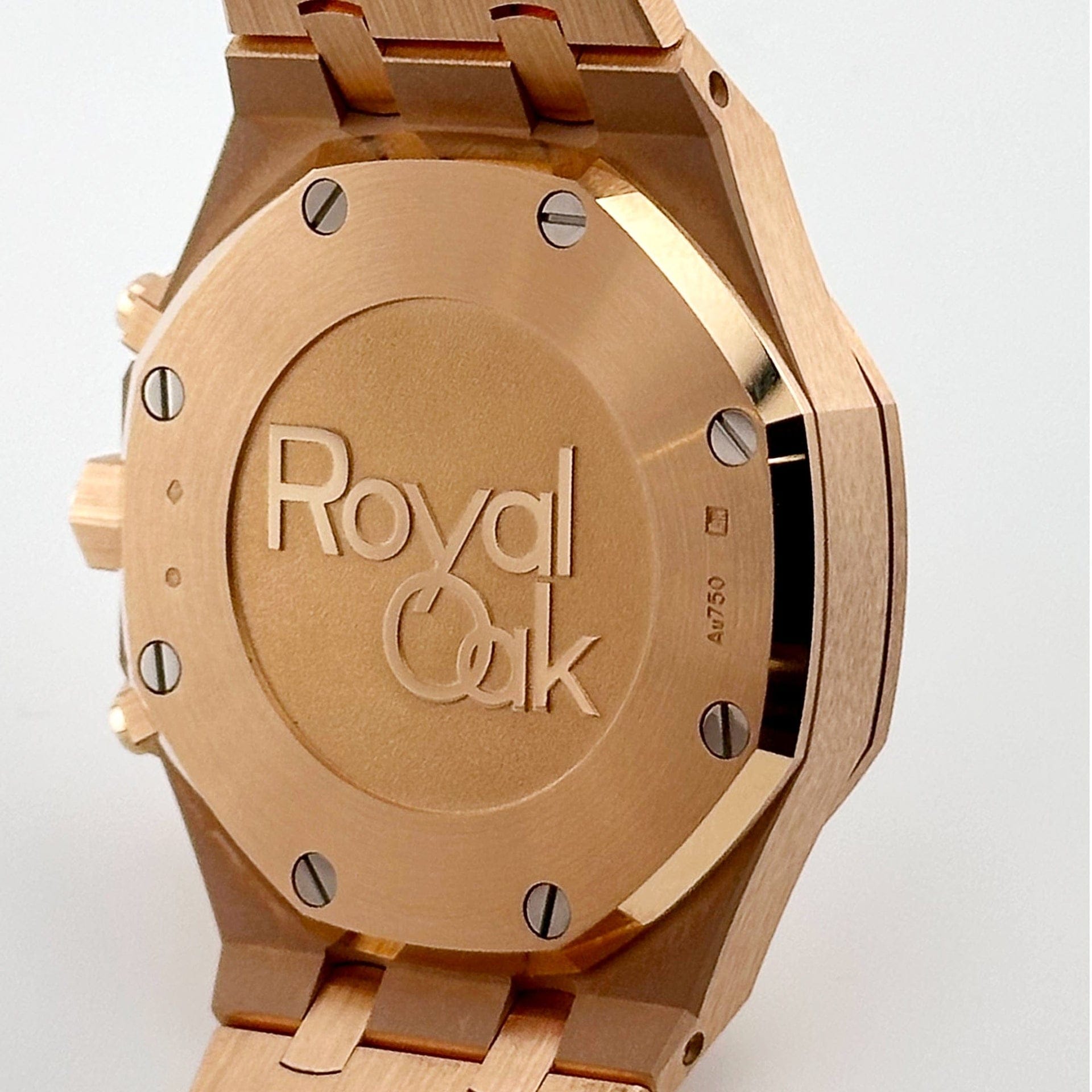 Audemars Piguet Royal Oak 26715OR.ZZ.1356OR.01 Chronograph Rose Gold Silver Dial Diamond Bezel (2025)