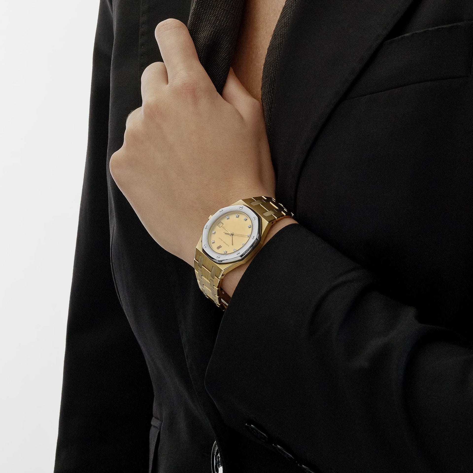 Audemars Piguet Royal Oak 56023AC Yellow Gold White Gold Diamond Dial Quartz (1985)