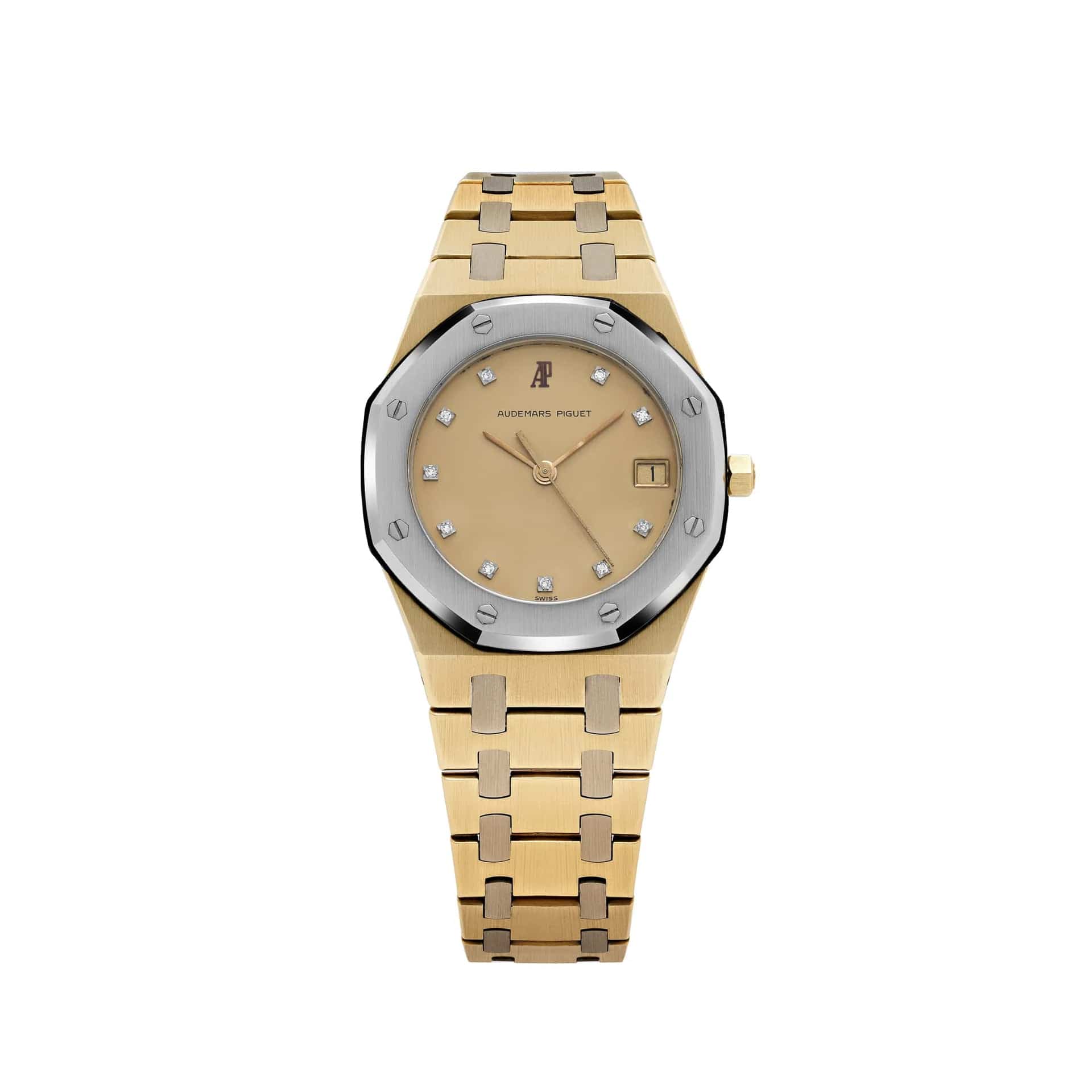 Audemars Piguet Royal Oak 56023AC Yellow Gold White Gold Diamond Dial Quartz (1985)