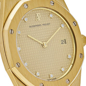 Luxury Watch Audemars Piguet Royal Oak Vintage Yellow Gold Champagne Dial 56175BA Wrist Aficionado