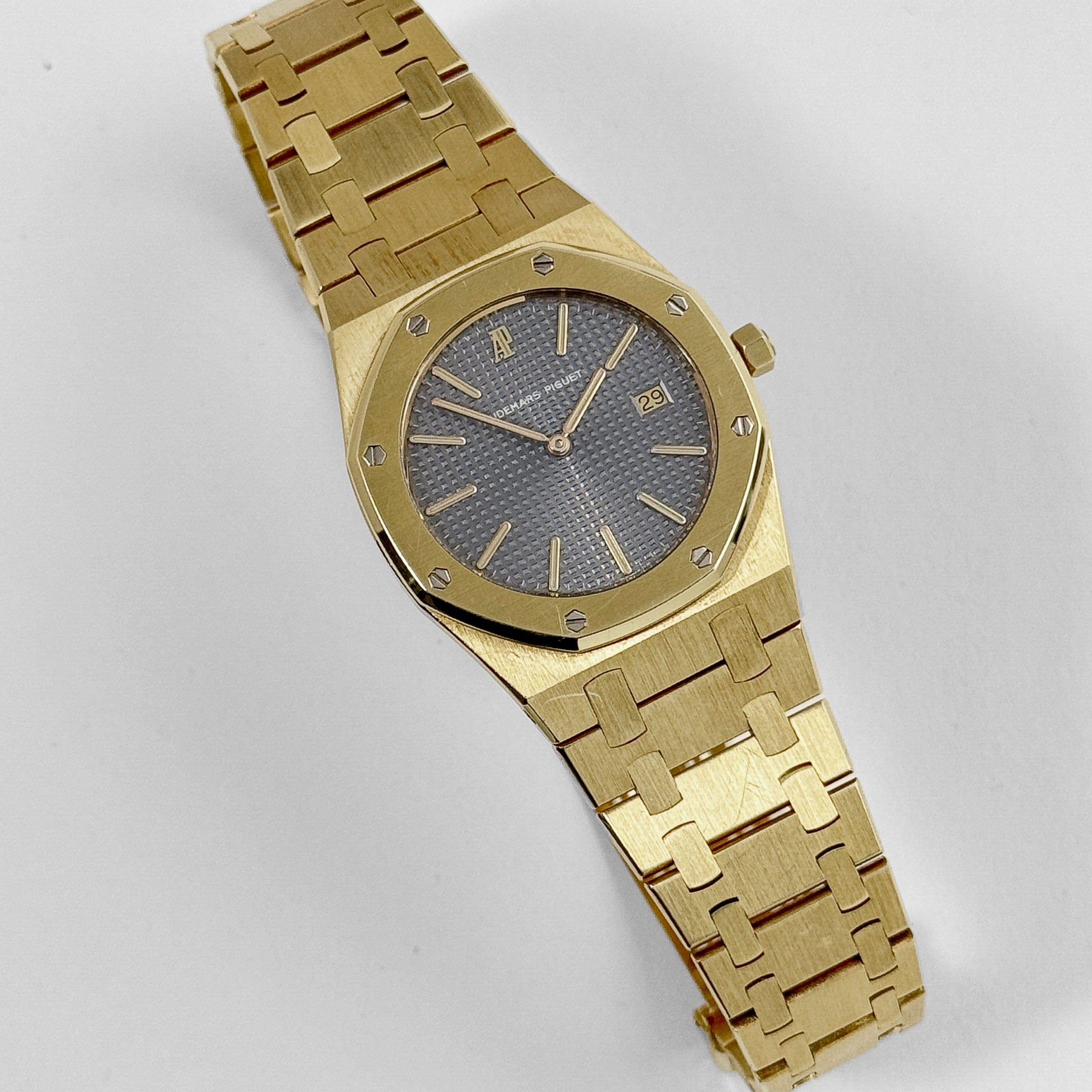 Audemars Piguet Royal Oak 56175BA Vintage Yellow Gold Dark Grey Dial