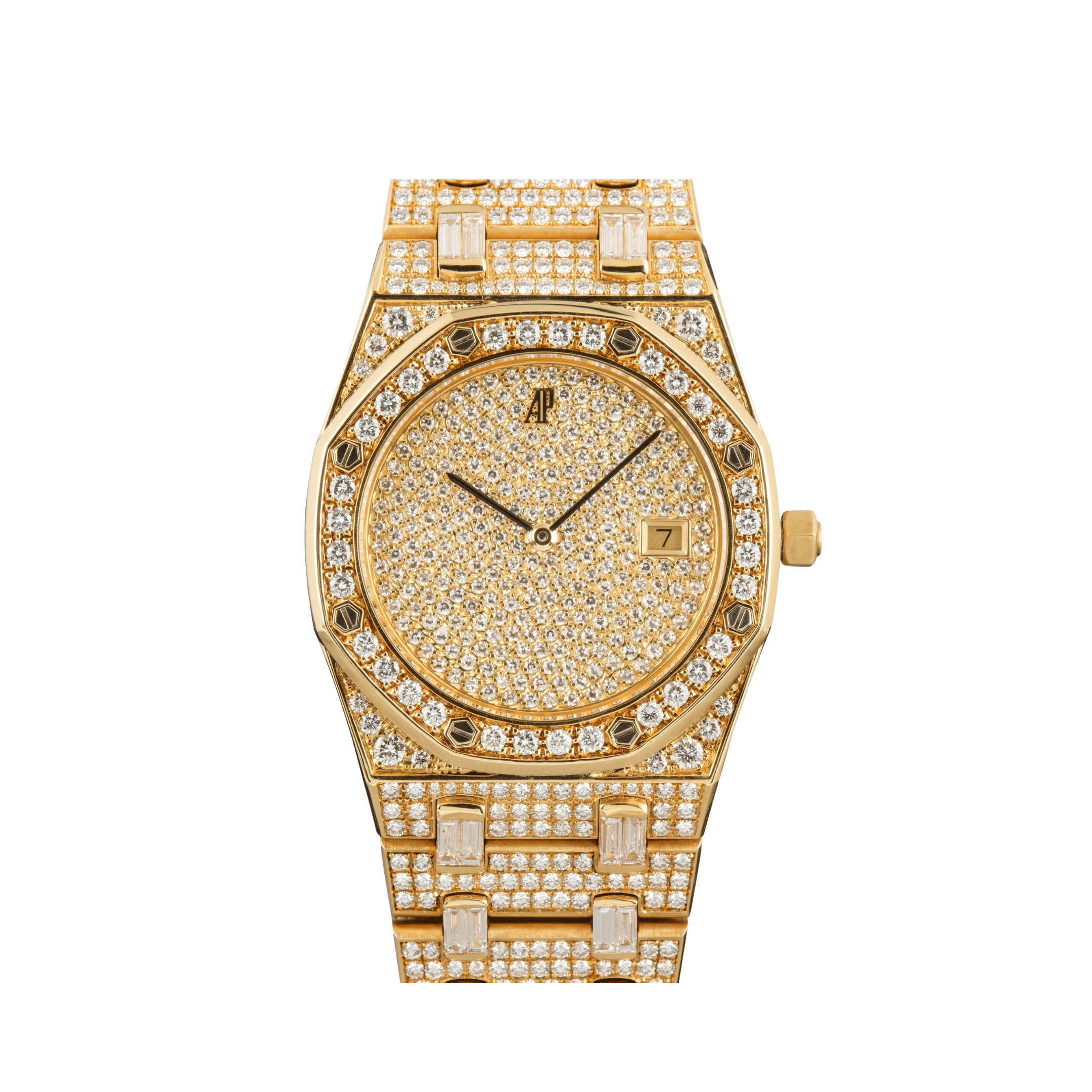 Audemars Piguet Royal Oak 56343BA.ZZ.0699BA.01 Vintage 'Ladies' Yellow Gold Diamond-Set Quartz