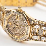 Audemars Piguet Royal Oak 56343BA.ZZ.0699BA.01 Vintage 'Ladies' Yellow Gold Diamond-Set Quartz