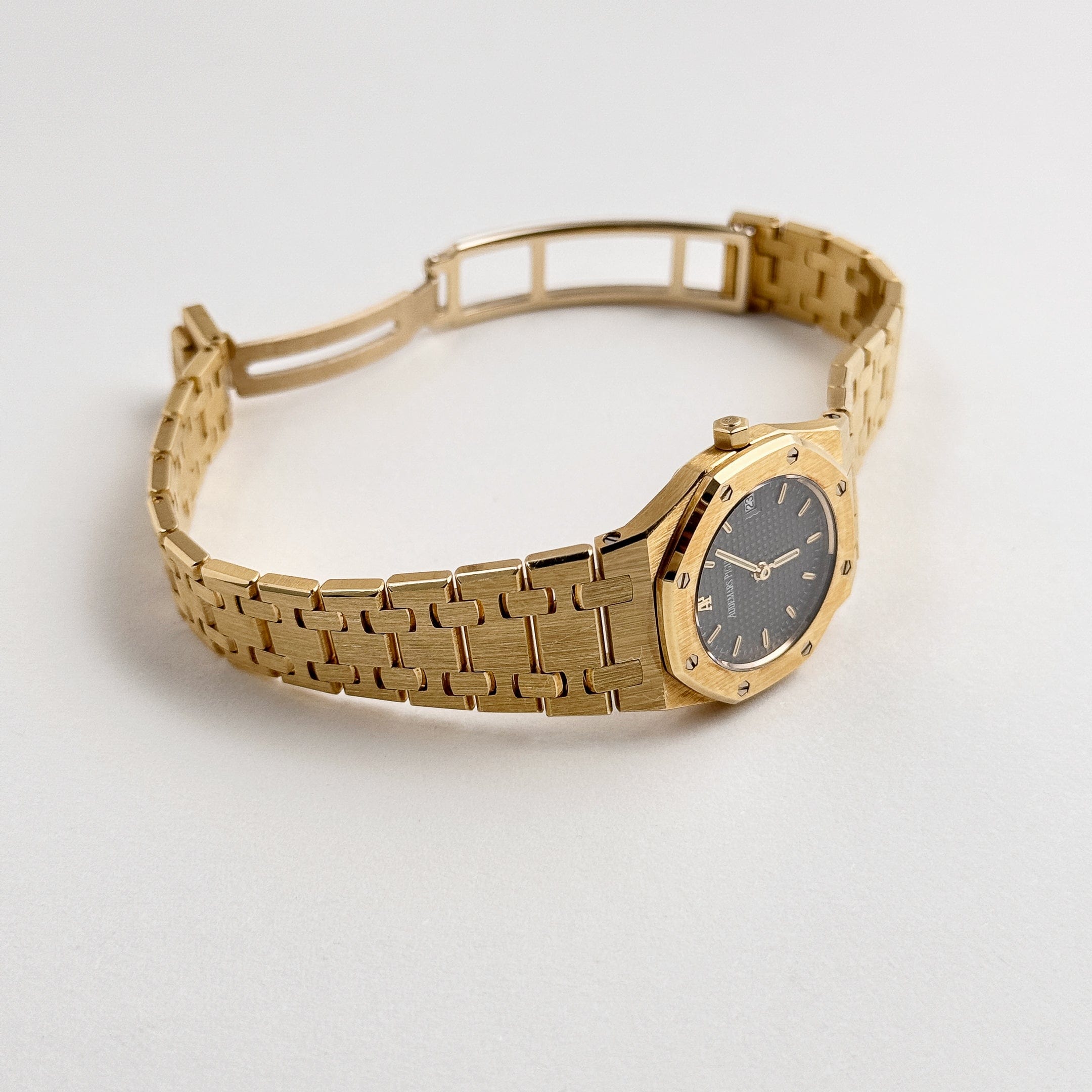 Audemars Piguet Royal Oak 6007BA 'Ladies' Yellow Gold Grey Dial Quartz