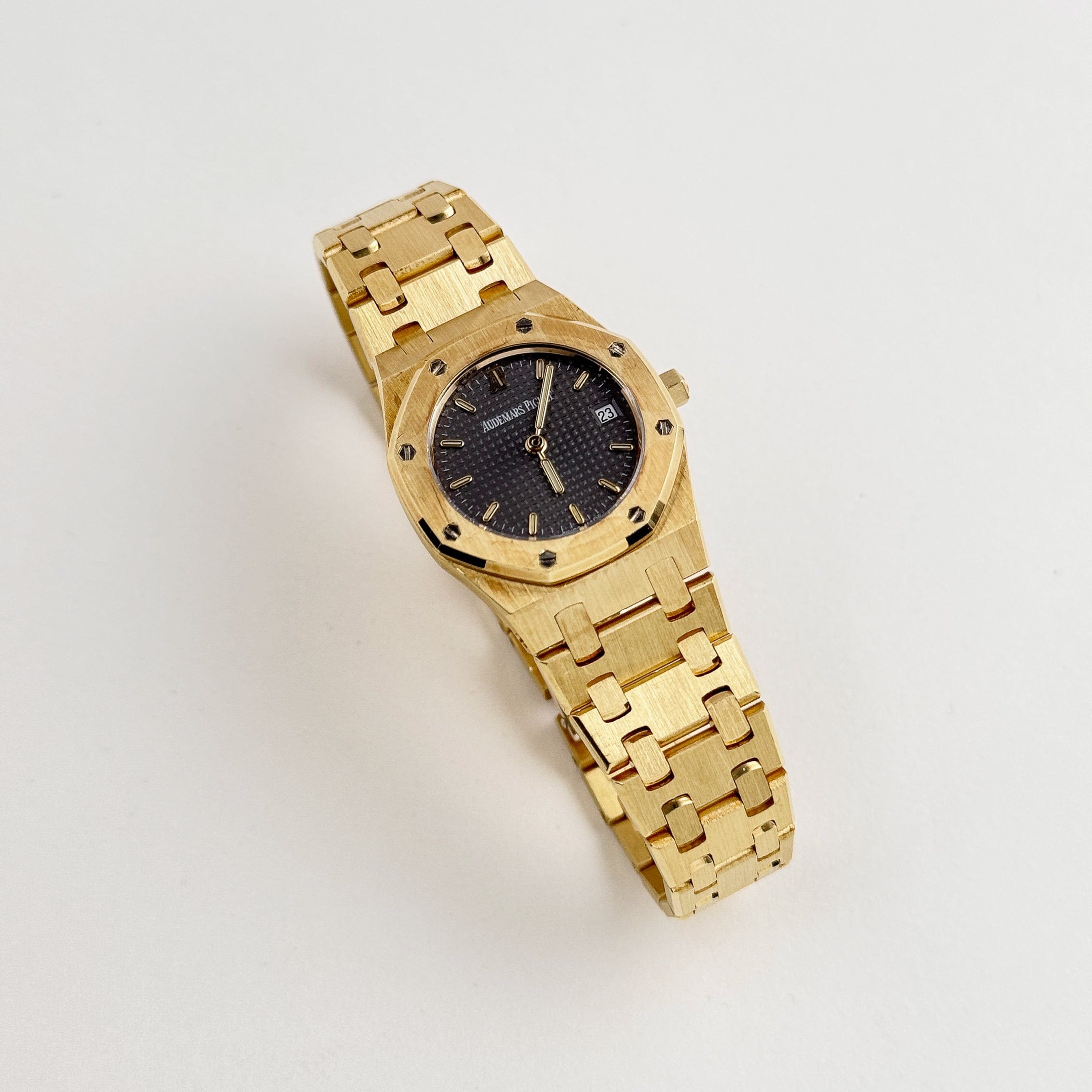 Audemars Piguet Royal Oak 6007BA 'Ladies' Yellow Gold Grey Dial Quartz