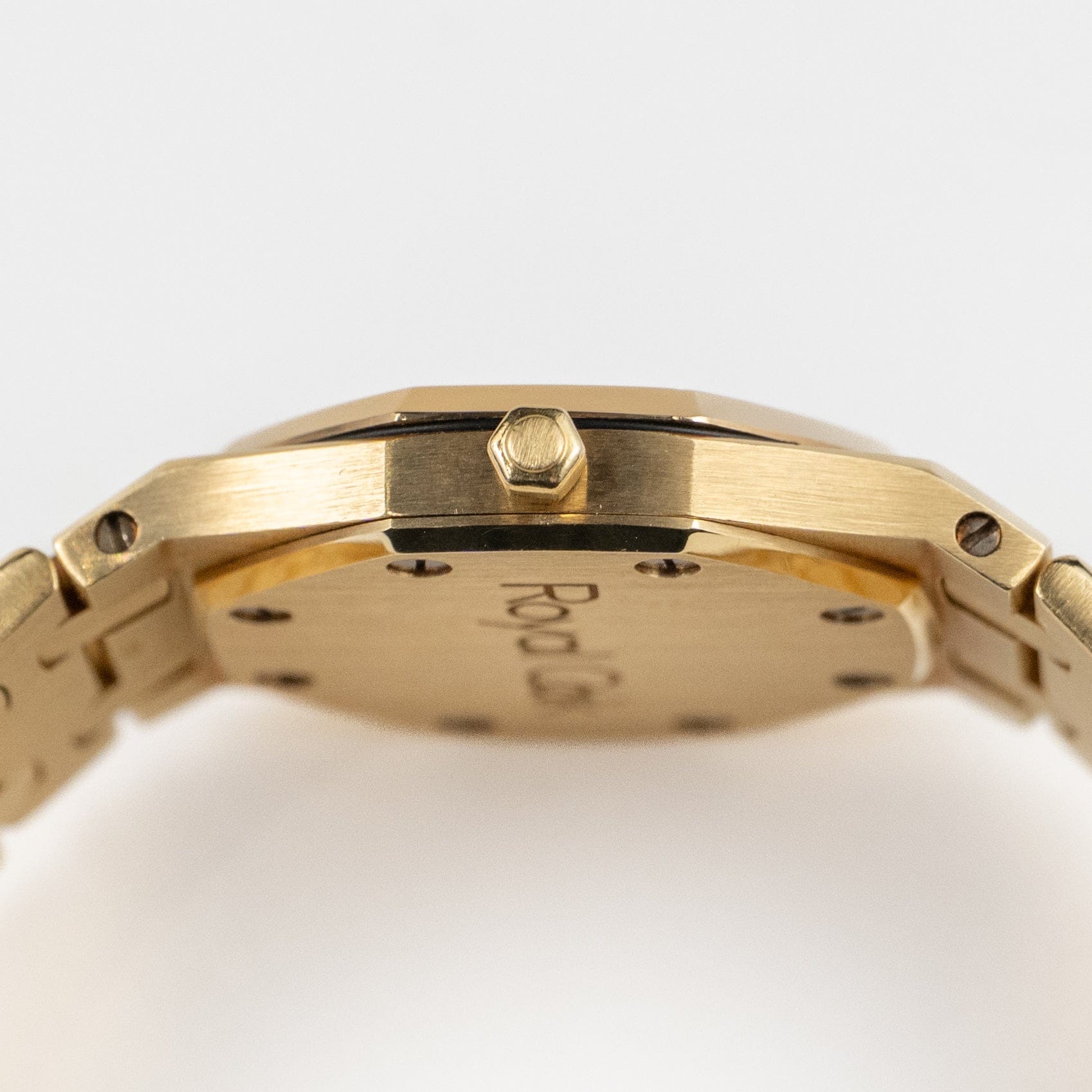 Audemars Piguet Royal Oak 6007BA Vintage 'Ladies' Yellow Gold Champagne Diamond Dial Quartz