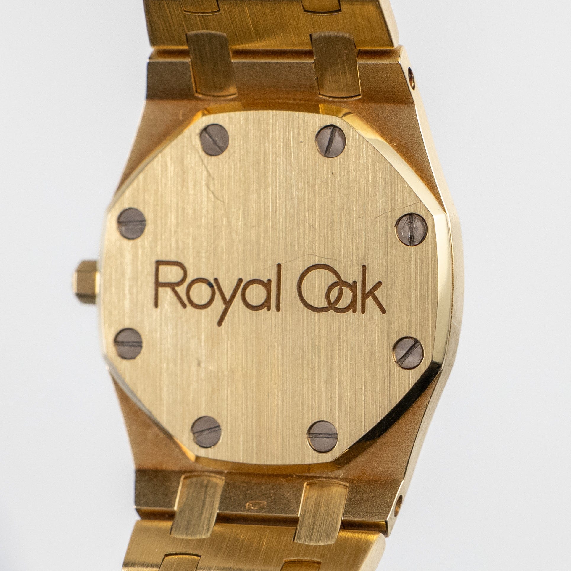 Audemars Piguet Royal Oak 6007BA Vintage 'Ladies' Yellow Gold Champagne Diamond Dial Quartz