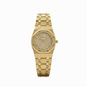 Audemars Piguet Royal Oak 6007BA Vintage 'Ladies' Yellow Gold Champagne Diamond Dial Quartz