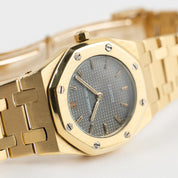 Audemars Piguet Royal Oak 6007BA Vintage 'Ladies' Yellow Gold Grey Dial Quartz