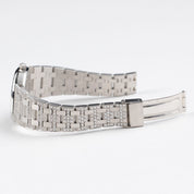 Audemars Piguet Royal Oak 6007BC 'Ladies' White Gold Black Diamond Dial Diamond Bezel and Bracelet Quartz (1981)