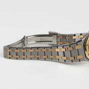 Audemars Piguet Royal Oak 6007SA 'Ladies' Stainless Steel Yellow Gold Grey Dial