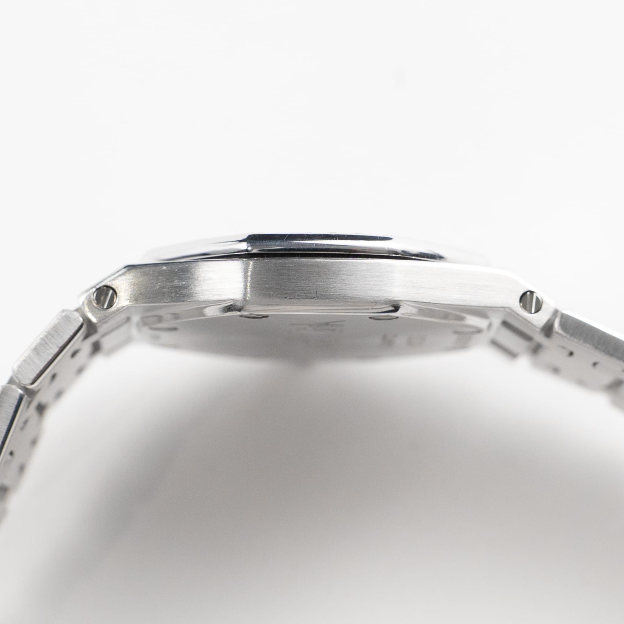 Audemars Piguet Royal Oak 66319BC.ZZ.0722BC.06 Vintage 'Ladies' White Gold Black Diamond Dial Diamond Bezel Quartz