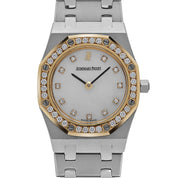 Audemars Piguet Royal Oak 66344SA.ZZ.0722ST.01.A Vintage 'Ladies' Yellow Gold Stainless Steel Mother of Pearl Dial Diamond-Set Quartz (1998)