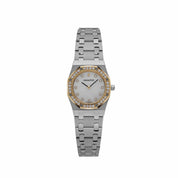 Audemars Piguet Royal Oak 66344SA.ZZ.0722ST.01.A Vintage 'Ladies' Yellow Gold Stainless Steel Mother of Pearl Dial Diamond-Set Quartz (1998)