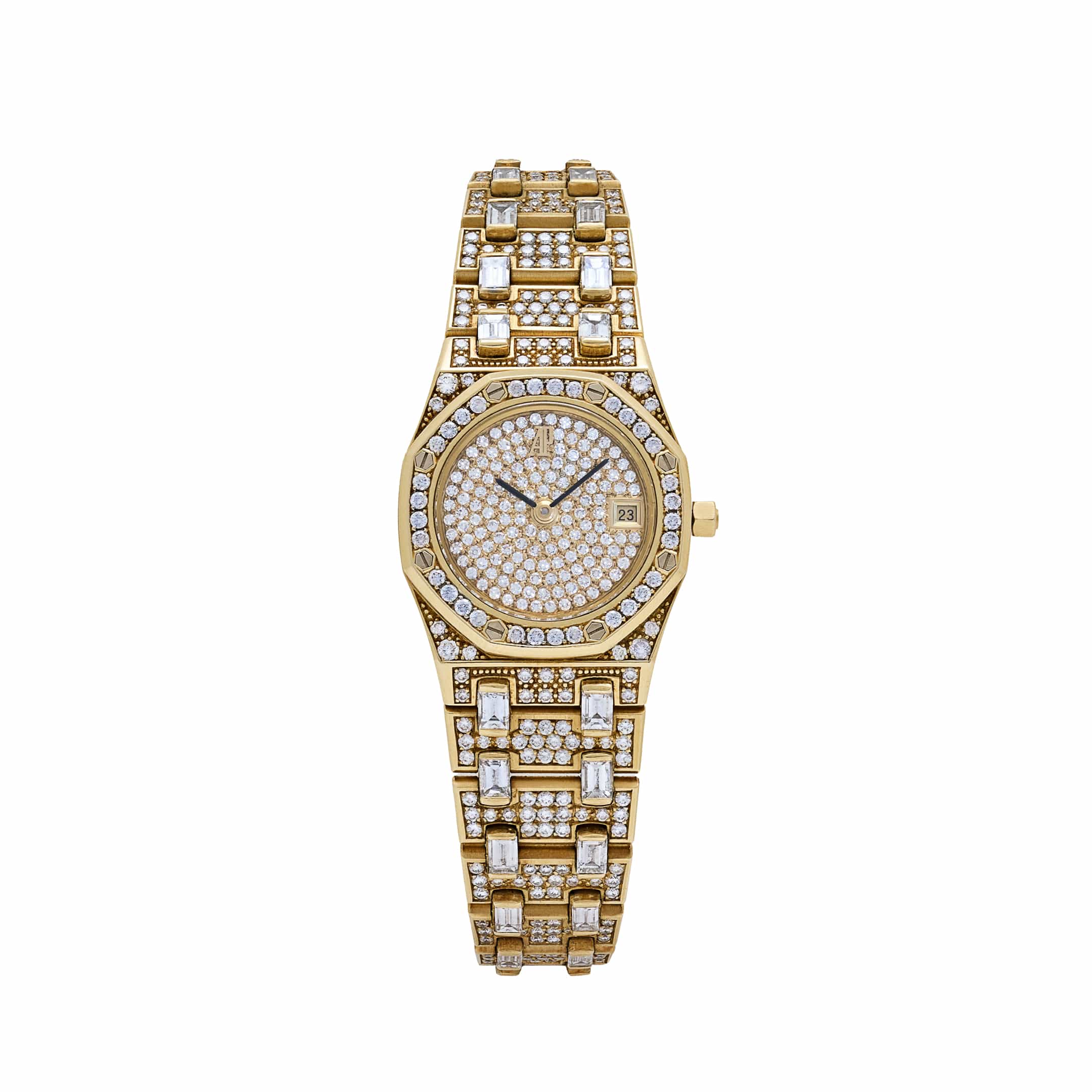 Audemars Piguet Royal Oak 56343BA.ZZ.0699BA.01 Vintage 'Ladies' Yellow Gold Diamond-Set Quartz