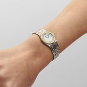 Audemars Piguet Royal Oak 66347SA Vintage 'Ladies' Stainless Steel Yellow Gold Mother of Pearl Diamond Dial Quartz (1997)