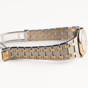Audemars Piguet Royal Oak 66347SA Vintage 'Ladies' Stainless Steel Yellow Gold Mother of Pearl Diamond Dial Quartz (1997)