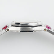 Audemars Piguet Royal Oak 67169BC.RR.1114BC.01 Vintage 'Ladies' White Gold Diamond and Ruby Set Quartz (1997)