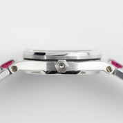 Audemars Piguet Royal Oak 67169BC.RR.1114BC.01 Vintage 'Ladies' White Gold Diamond and Ruby Set Quartz (1997)