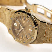 Audemars Piguet Royal Oak 67630BA.GG.1312BA.01 'Mini' Frosted Yellow Gold Quartz (2026)