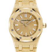 Audemars Piguet Royal Oak 67630BA.GG.1312BA.01 'Mini' Frosted Yellow Gold Quartz (2026)