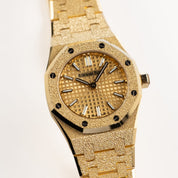 Audemars Piguet Royal Oak 67630BA.GG.1312BA.01 'Mini' Frosted Yellow Gold Quartz (2026)