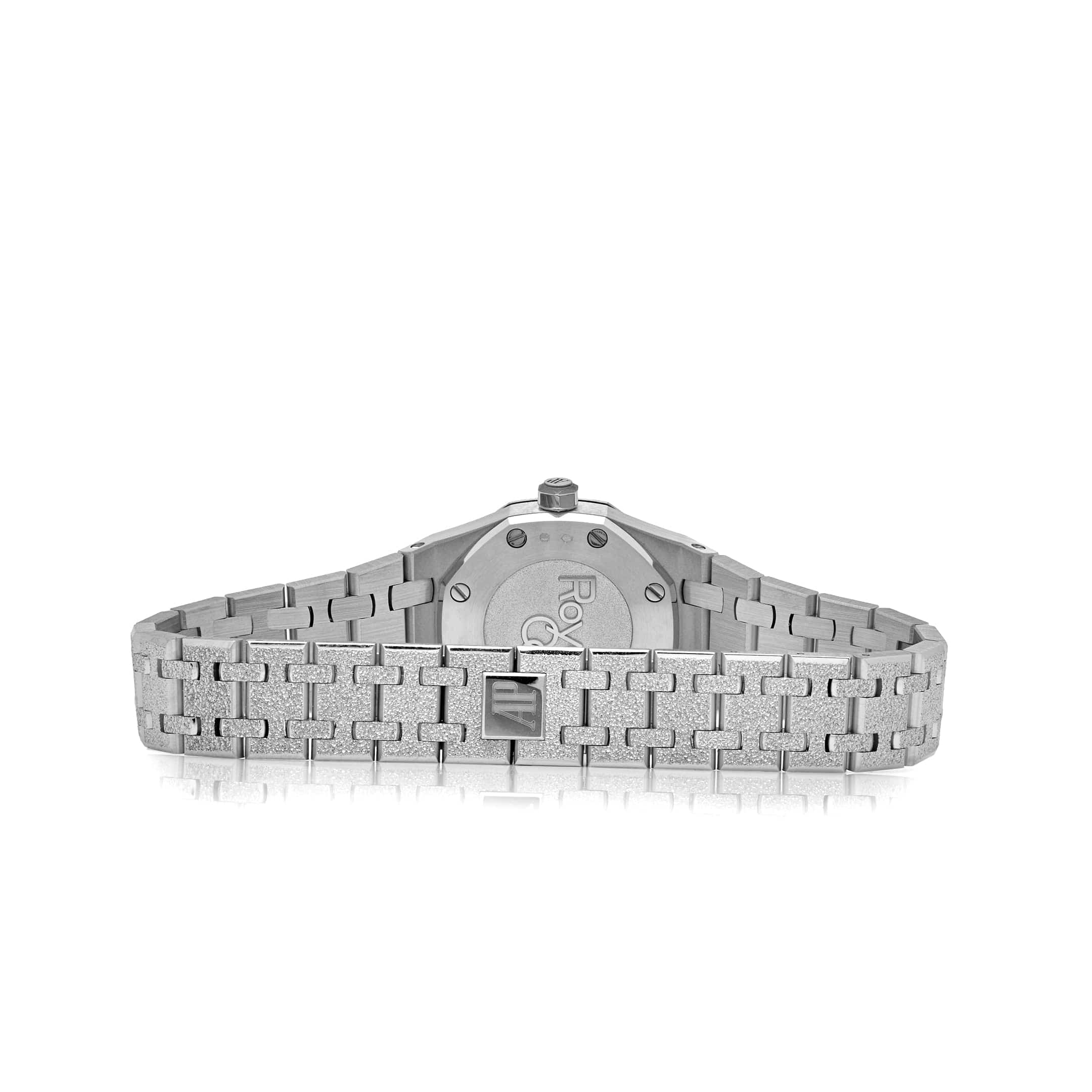 Audemars Piguet Royal Oak 67630BC.GG.1312BC.01-B 'Mini' Frosted White Gold Grey Dial (2024)