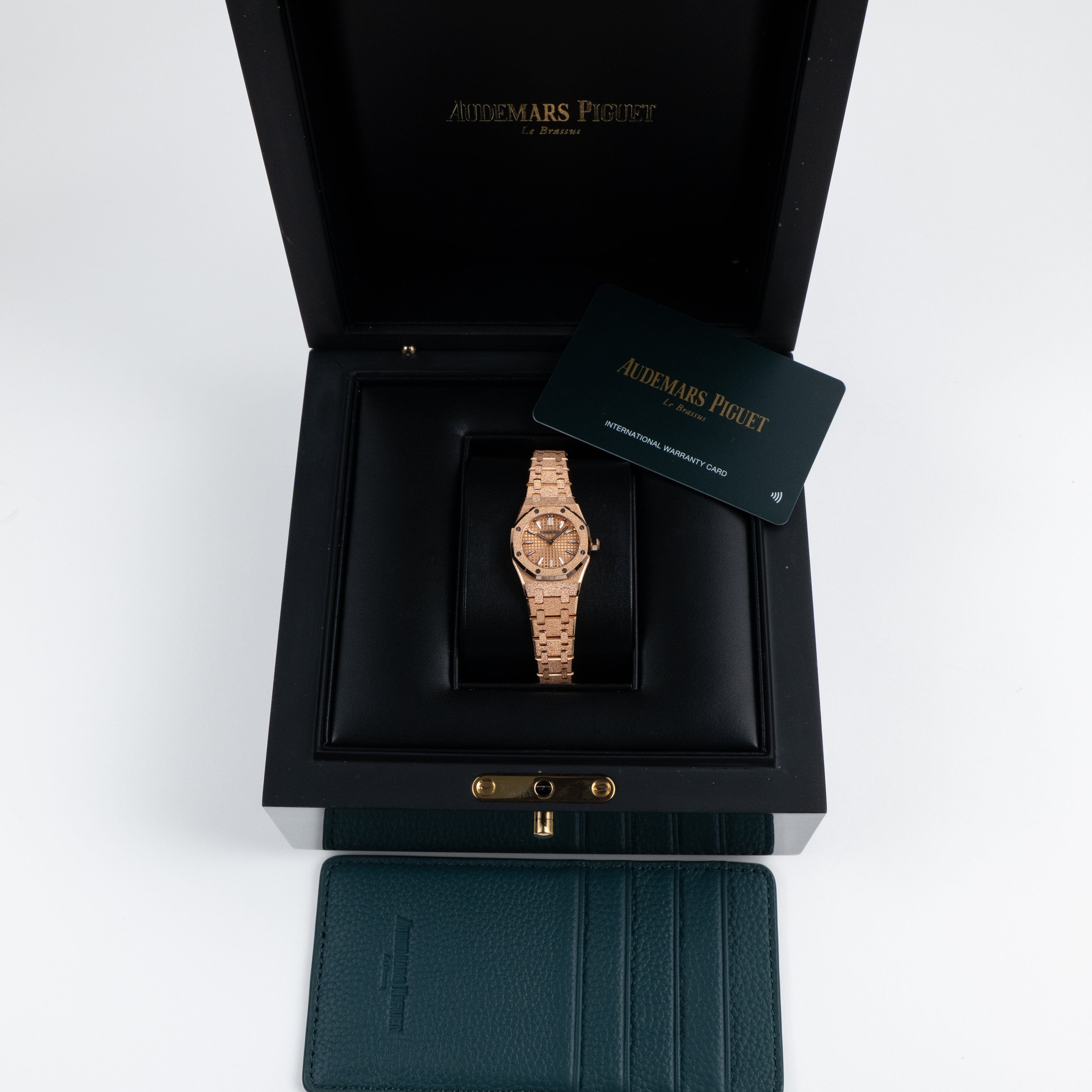 Audemars Piguet Royal Oak 67630OR.GG.1312OR.01 'Mini' Frosted Rose Gold Quartz (2025)