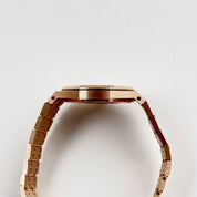 Audemars Piguet Royal Oak 67650OR.OO.1261OR.01 'Ladies' Rose Gold Brown Dial Quartz