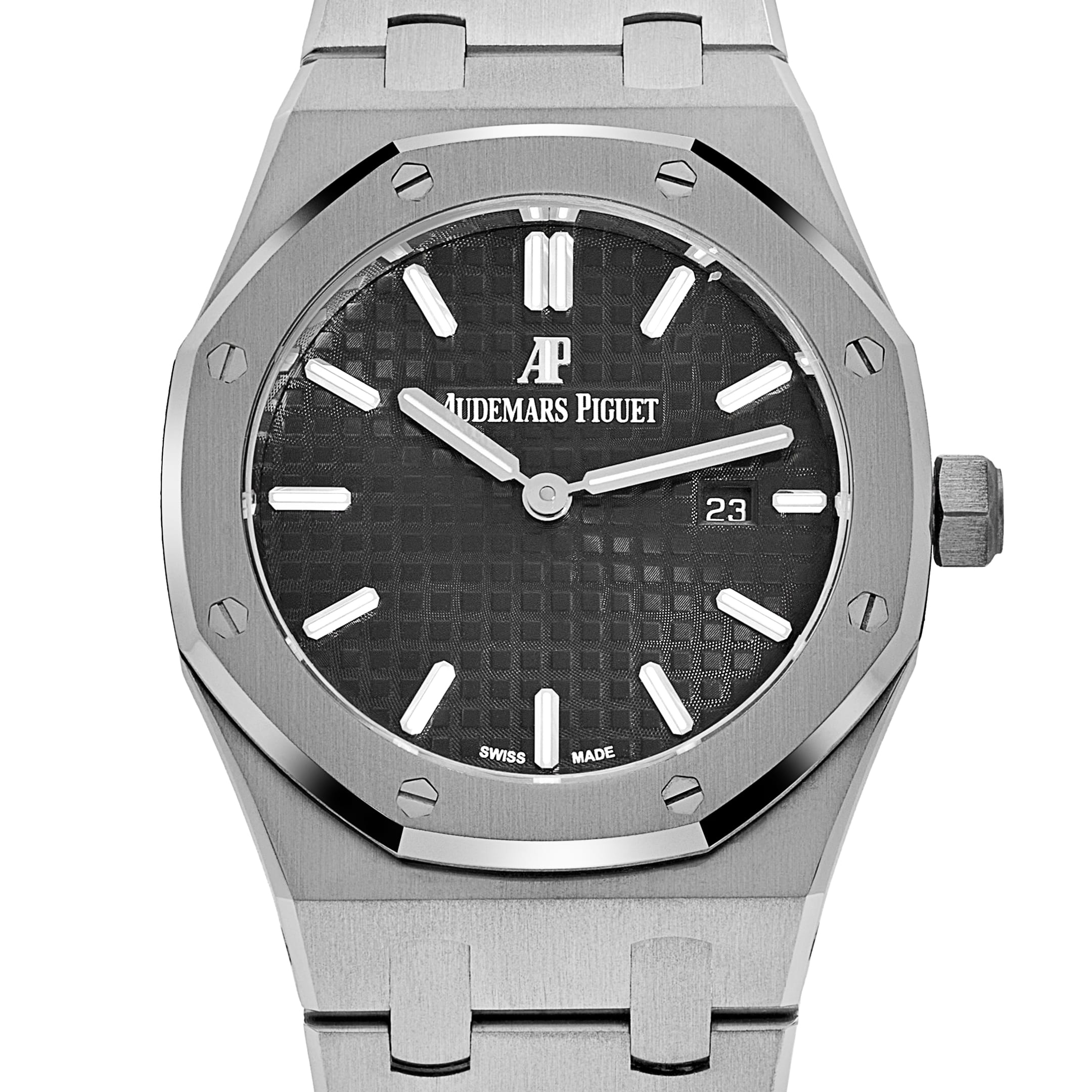Audemars Piguet Royal Oak 67650ST.OO.1261ST.01 'Ladies' Stainless Steel Black Dial Quartz (2021)