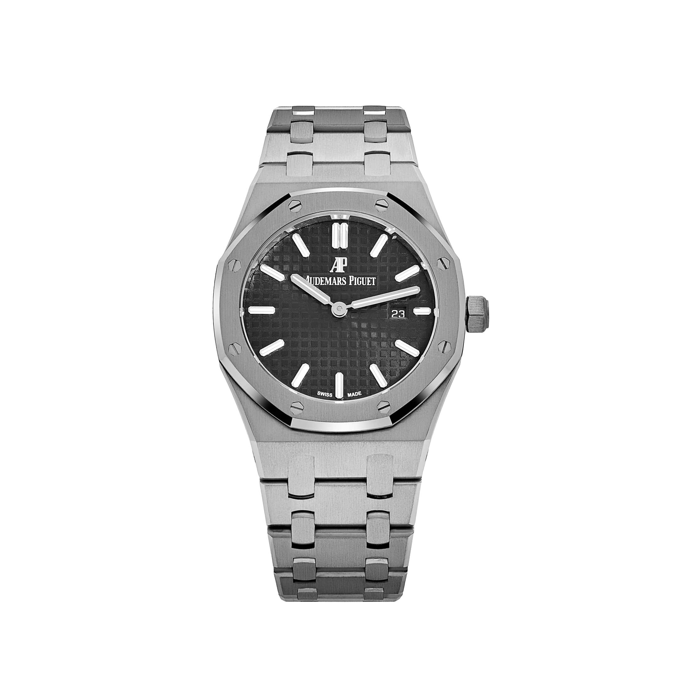 Audemars Piguet Royal Oak 67650ST.OO.1261ST.01 'Ladies' Stainless Steel Black Dial Quartz (2021)