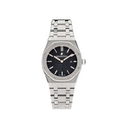 Luxury Watch Audemars Piguet Royal Oak Lady Quartz Steel 33mm Black Dial 67650ST.OO.1261ST.01 Wrist Aficionado
