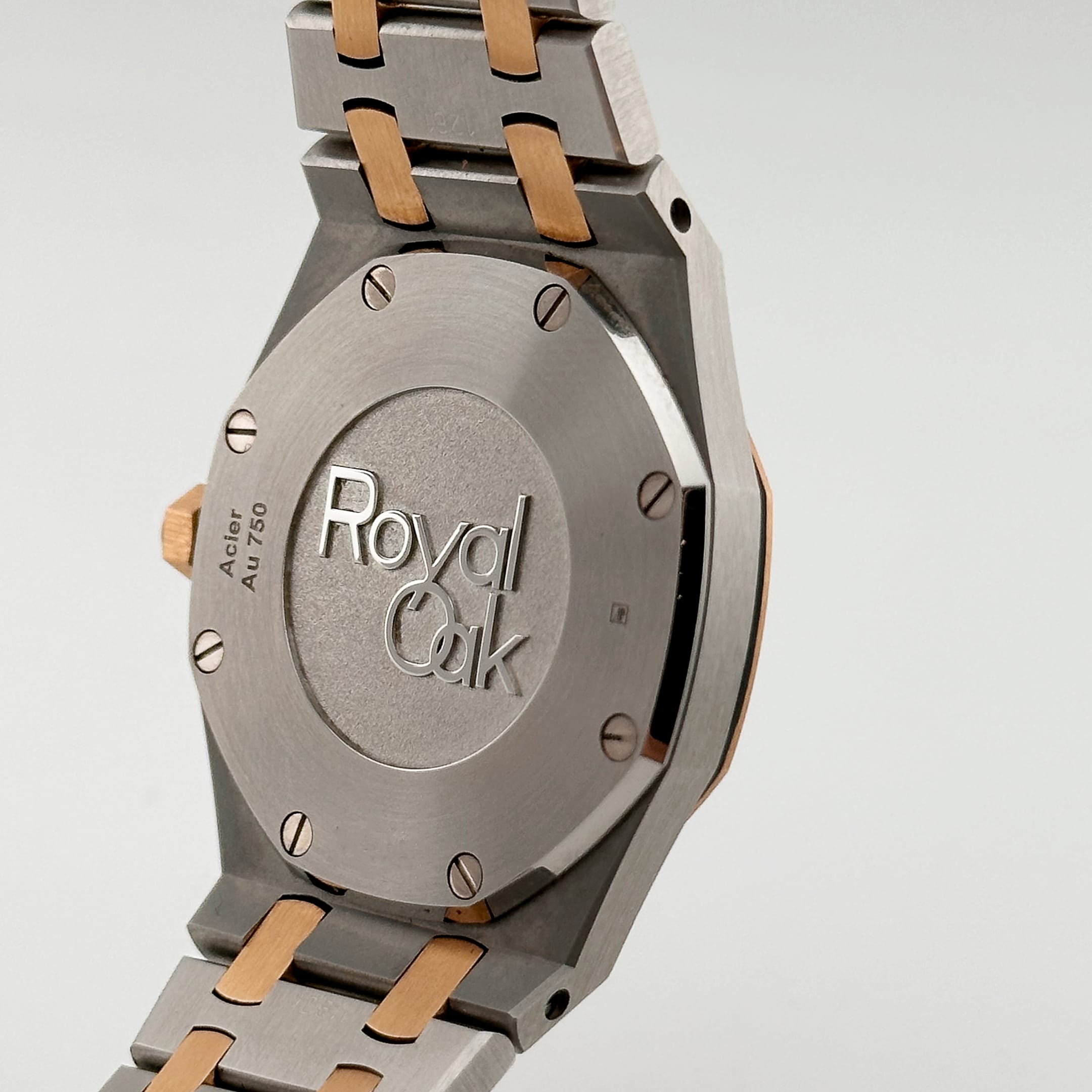 Audemars Piguet Royal Oak 67651SR.ZZ.1261SR.01 'Ladies' Rose Gold Stainless Steel Silver-Toned Dial Diamond Bezel Quartz (2020)
