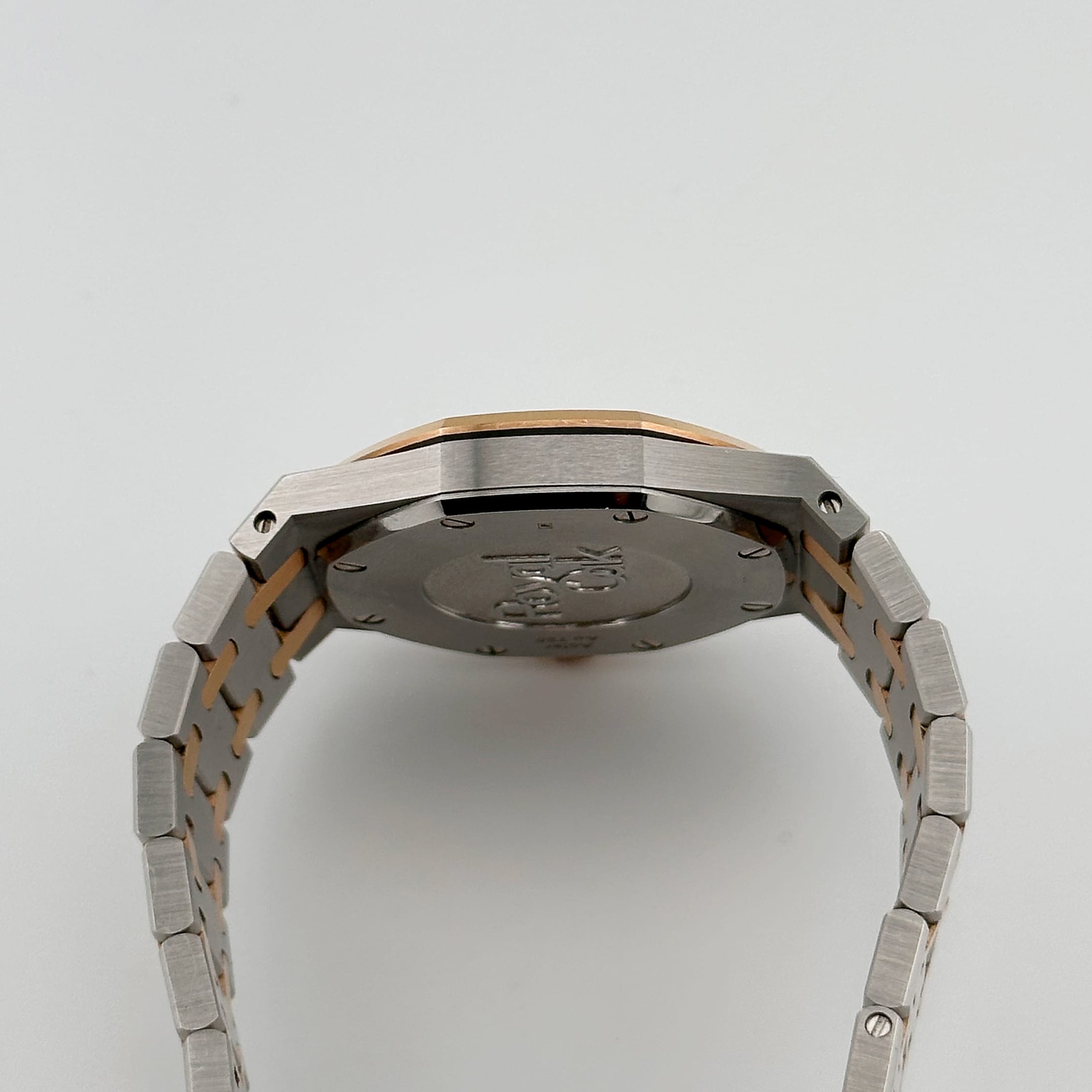 Audemars Piguet Royal Oak 67651SR.ZZ.1261SR.01 'Ladies' Rose Gold Stainless Steel Silver-Toned Dial Diamond Bezel Quartz (2020)
