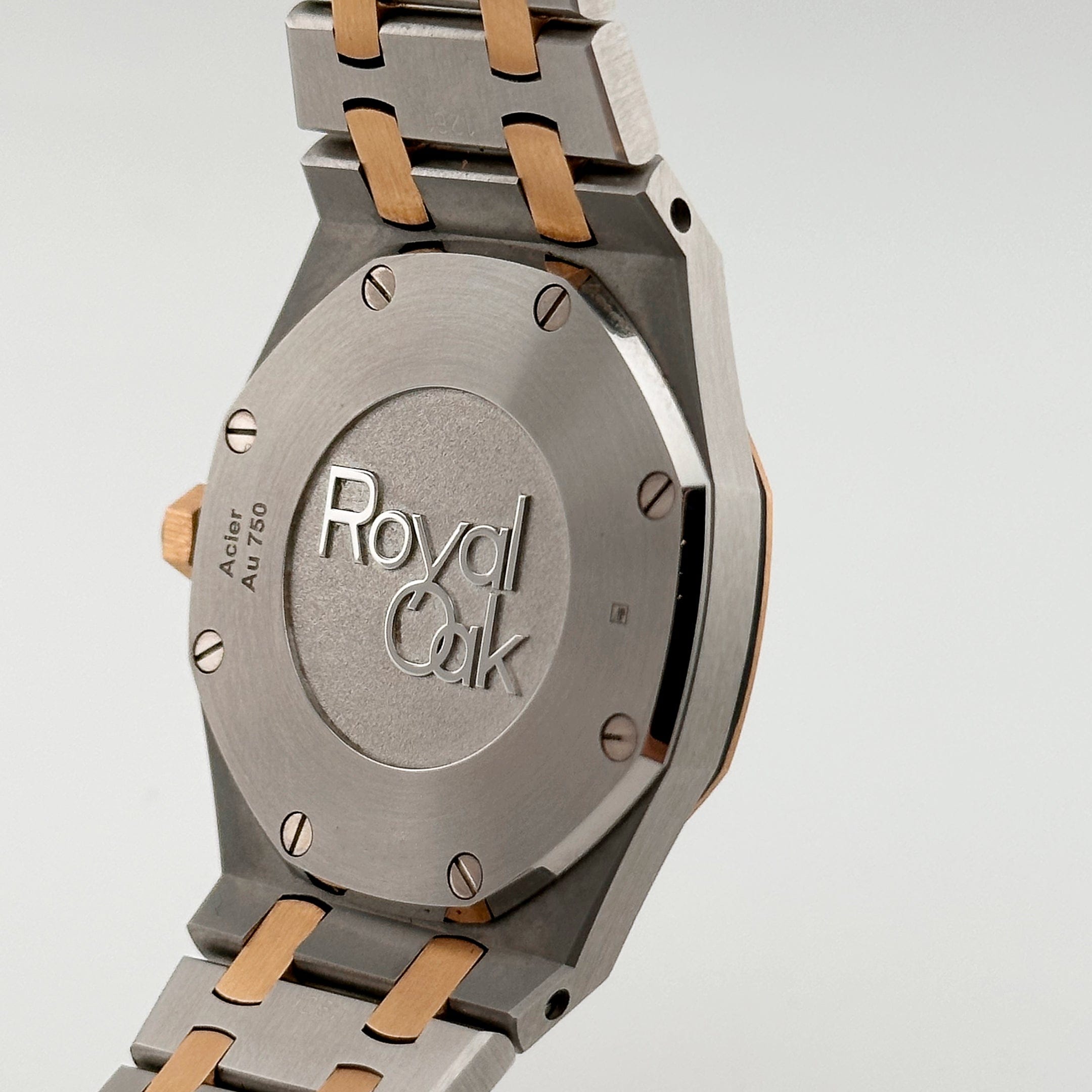 Audemars Piguet Royal Oak 67651SR.ZZ.1261SR.01 'Ladies' Rose Gold Stainless Steel Silver-Toned Dial Diamond Bezel Quartz (2020)