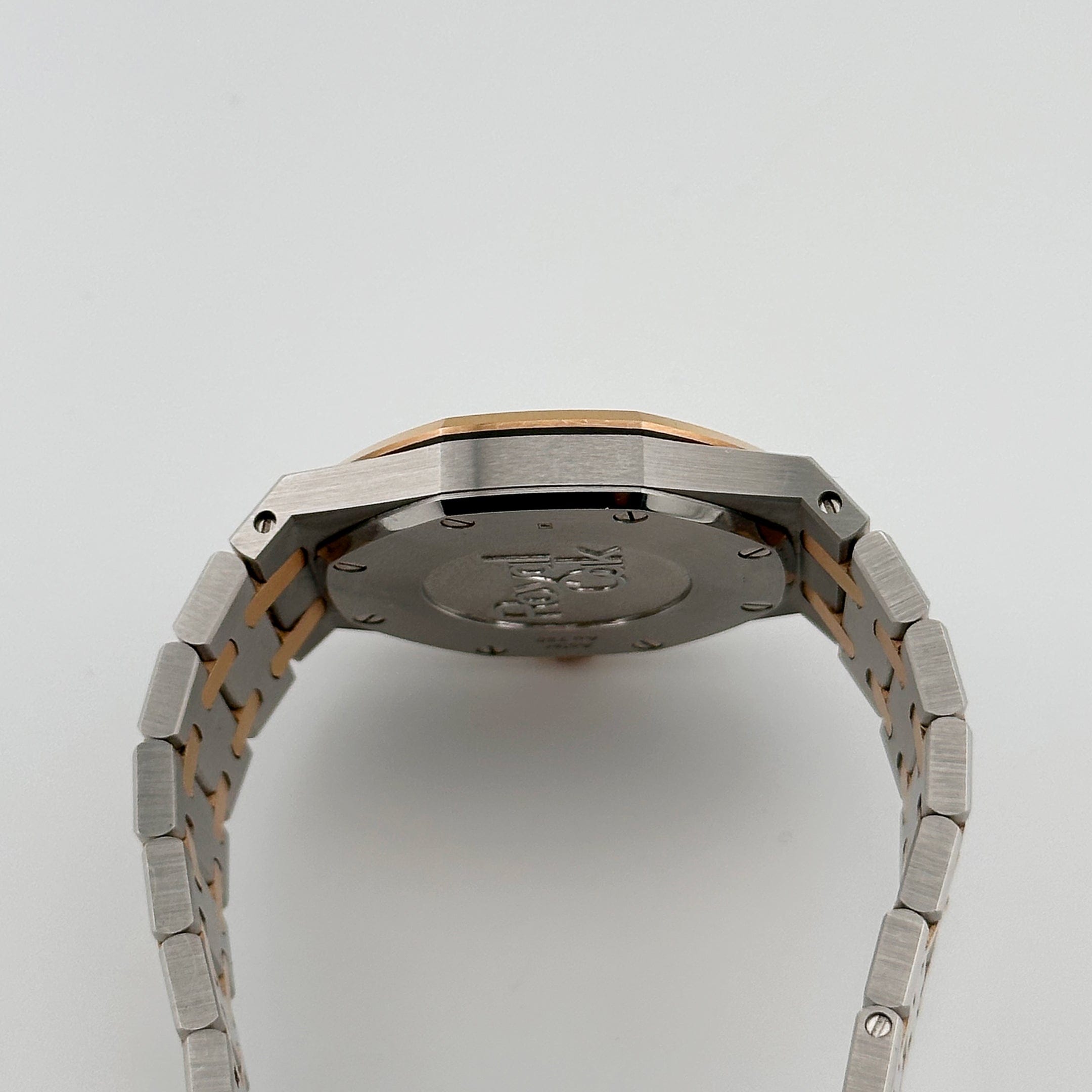 Audemars Piguet Royal Oak 67651SR.ZZ.1261SR.01 'Ladies' Rose Gold Stainless Steel Silver-Toned Dial Diamond Bezel Quartz (2020)