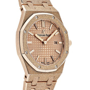 Audemars Piguet Royal Oak 67653OR.GG.1263OR.02  Frosted Rose Gold Quartz Ladies