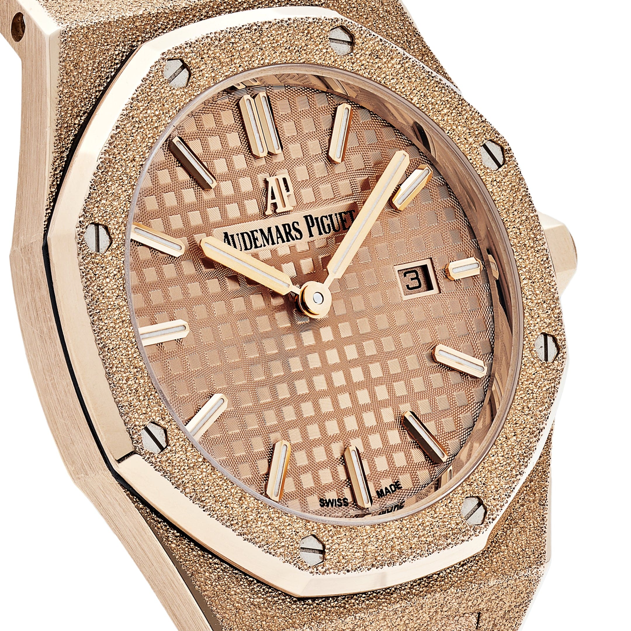 Audemars Piguet Royal Oak 67653OR.GG.1263OR.02  Frosted Rose Gold Quartz Ladies