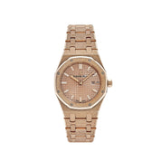 Audemars Piguet Royal Oak 67653OR.GG.1263OR.02  Frosted Rose Gold Quartz Ladies