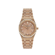 Audemars Piguet Royal Oak 67653OR.GG.1263OR.02  Frosted Rose Gold Quartz Ladies