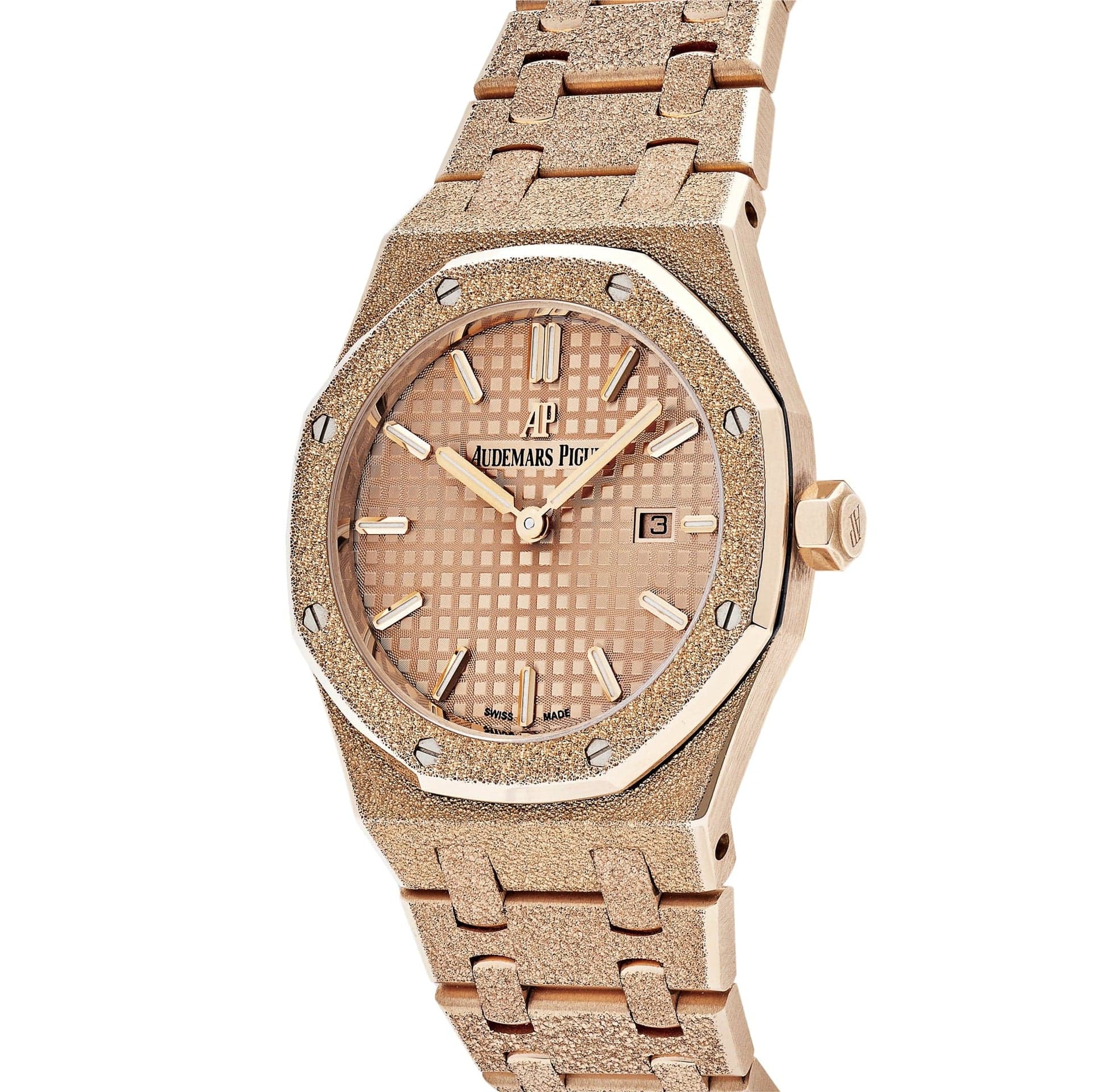 Audemars Piguet Royal Oak 67653OR.GG.1263OR.02  Frosted Rose Gold Quartz Ladies