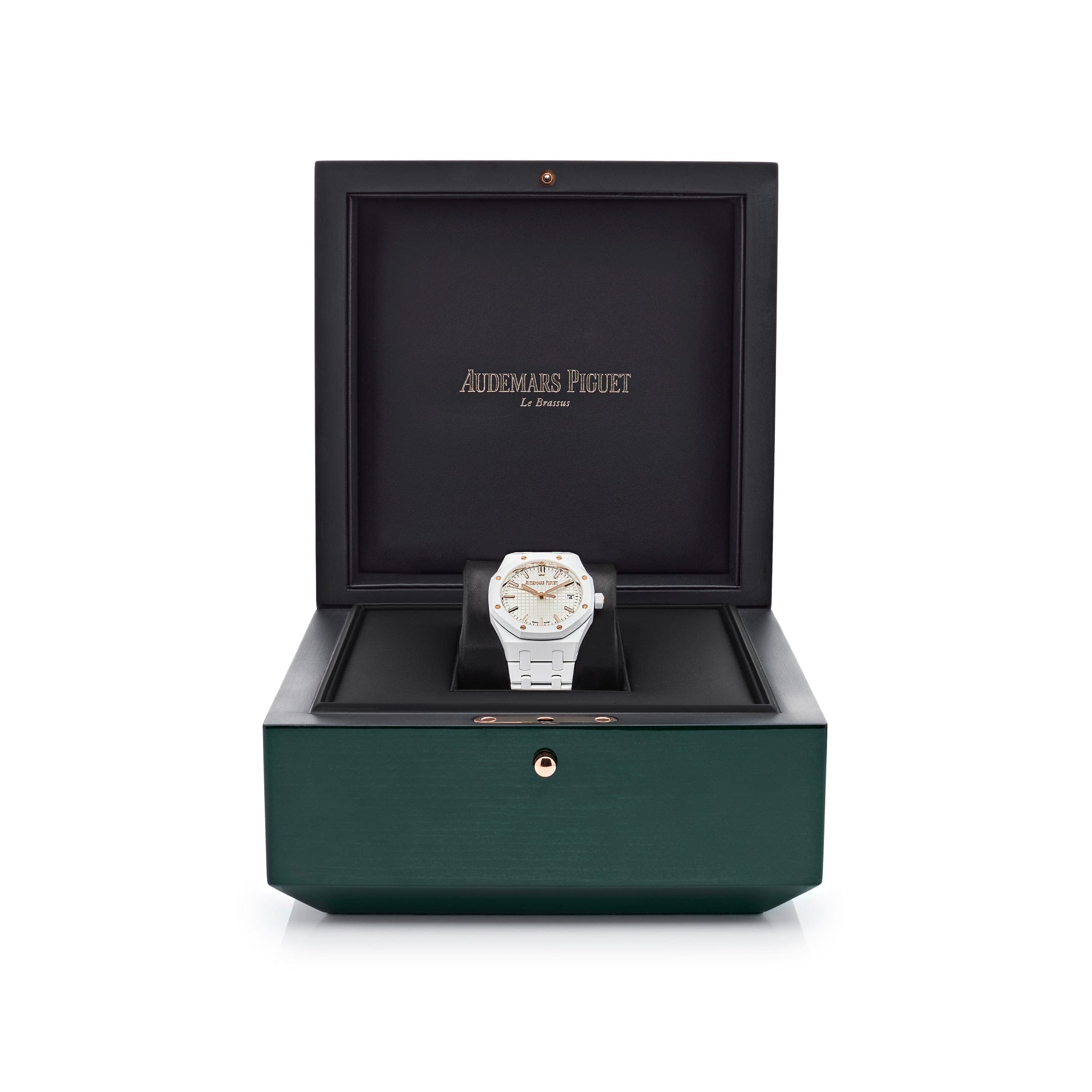 Audemars Piguet Royal Oak 77350CB.OO.1266CB.01 'Ladies' White Ceramic (2023)