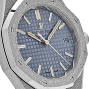 Audemars Piguet Royal Oak 77353BC.GG.1263BC.01 Selfwinding Frosted White Gold Light Blue Dial