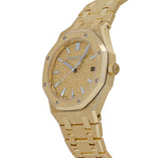 Audemars Piguet Royal Oak 77450BA.GG.1361BA.01 Frosted Yellow Gold Crystal Sand Dial (2024)
