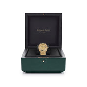 Audemars Piguet Royal Oak 77450BA.GG.1361BA.01 Frosted Yellow Gold Crystal Sand Dial