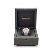 Audemars Piguet Royal Oak 77450BC.GG.1361BC.01 Frosted White Gold Crystal Sand Dial (2025)