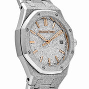 Audemars Piguet Royal Oak 77450BC.GG.1361BC.01 Frosted White Gold Crystal Sand Dial (2025)