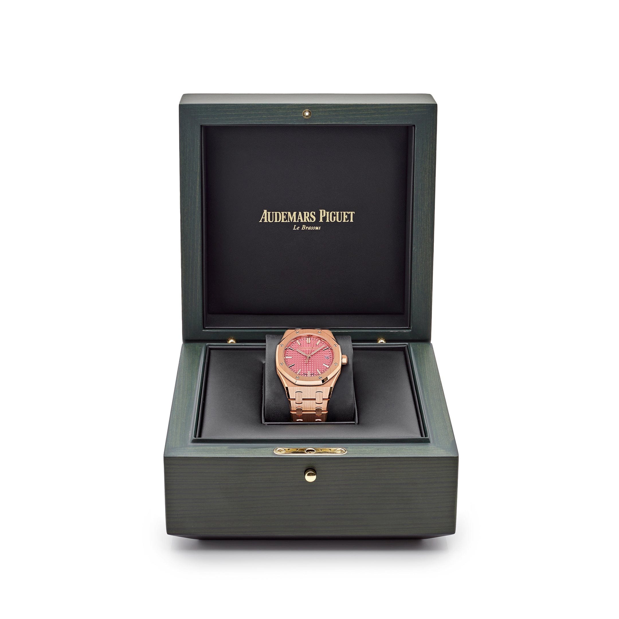 Audemars Piguet Royal Oak 77450OR.OO.1361OR.01 'Ladies' Rose Gold Pink Dial (2025)